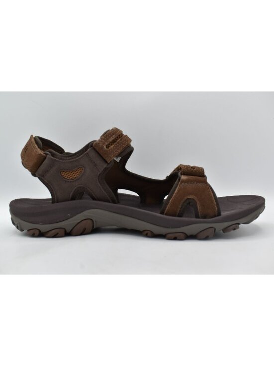 Merrell Mens Size 12 Huntington Sport Earth Brown Leather Convertible Sandals main image 11